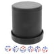 thumbnail image 1 of 1 juego de dados silenciosos con base, vaso de dados con reducción de ruido y dados, de cuero sintético, para accesorios de juegos de fiesta y KTV Juego de dados silenciosos, 1 of 8