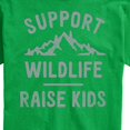 thumbnail image 3 of Instant Message -Support Wildlife Raise Kids - Men's Short Sleeve Graphic T-Shirt, 3 of 6