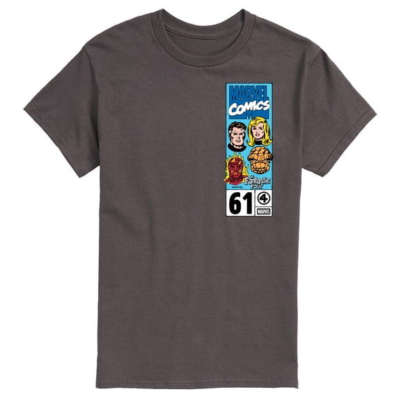 Fantastic Four - Fantastic Four Heads Box - Men's Short Sleeve Graphic T-Shirt