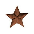 thumbnail image 2 of 1" Star Patches, Achievement Martial Arts, Rank Promotion Patch, Karate TKD Iron-on (Brown, 3 pcs), 2 of 2