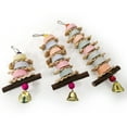 thumbnail image 5 of Pet Enjoy Parrot Chewing Toy Bird Beak Grinding Stone with Bell Hanging Block for Cockatiel Conure African Grey Amazon Parrots Parakeet Cockatiel Climbing Playing, 5 of 8