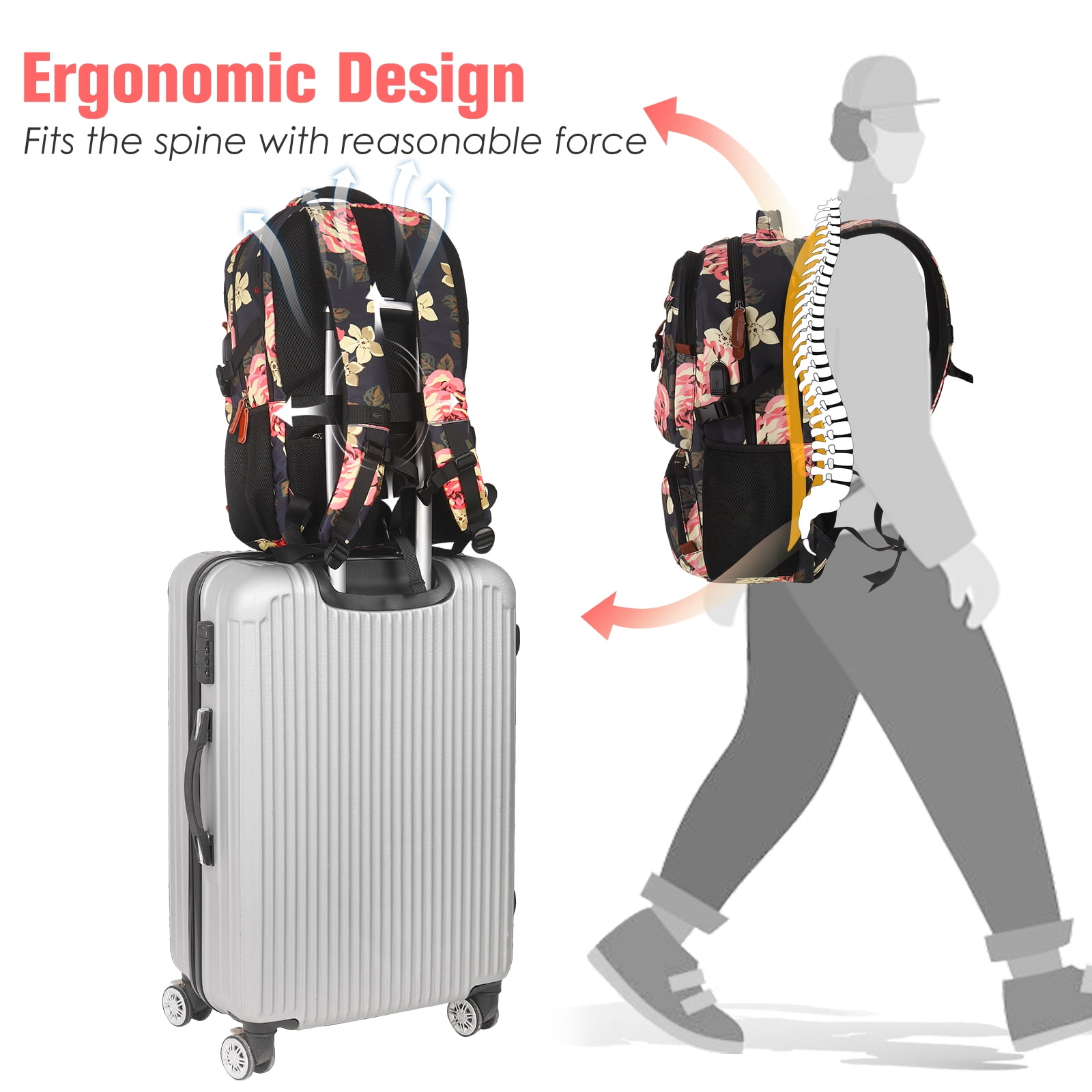 Buy Extra Large 50L Travel Laptop Backpack, 17.3Inch Laptop Backpack