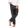 thumbnail image 2 of Xecao Black Spider On Web 1 Print Teenagers' Pajama Pants Long Sleep Pants Soft Elastic Waist Pajama Bottoms Elastic waist with 2 Pockets 5-16 Years-XS(5-6), 2 of 6