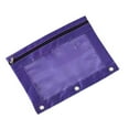 thumbnail image 1 of 2Pcs Pencil Pouch for 3 Ring Binder, Binder Pencil Case with Smooth Zipper, Clear Window Pencil Case for Binder, Big Capacity 3 Ring Binder Pencil Bag with 3 Reinforced Grommets, 1 of 8