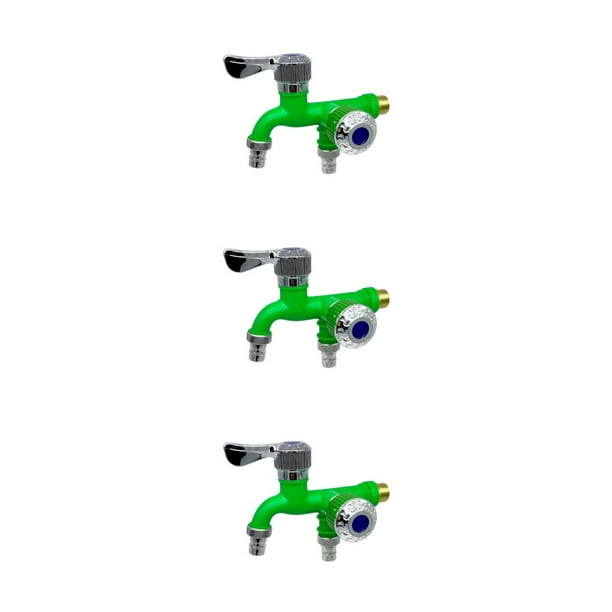 Billuyoard Grifo de lavadora 1 en 2 salidas, lavadora de baño, repuesto de grifo de agua, divisor extraíble, desviador de lavabo Type5 NO5