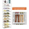 thumbnail image 5 of Shoe Rack, Sturdy Metal Shoe Rack Organizer,Narrow Shoe Rack,Shoe Racks for Closets,Shoes Rack,Shoe Stand,Shoe Shelf, 5 of 15