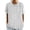 White, variant on Women's Short Sleeve Button Down Shirts 2026 Trendy Casual Ruffle Stand Collar Blouses Elegant Frill Cuff Tops Curved Hem Plain Tunics Work Office Business Tees Wine L
