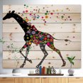 thumbnail image 2 of Design Art - Cheerful Giraffe Running, 2 of 5