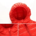 thumbnail image 3 of Kids Boy Girl Outerwear Winter Warm Hooded Puffer Jacket Lightweight Water-Resistant Puffer Hood Coat, 3 of 3