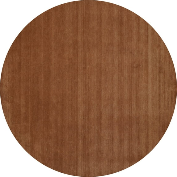 Ahgly Company Indoor Round Abstract Light Blue Contemporary Area Rugs, 8' Round