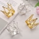 thumbnail image 5 of Uxcell 24Pcs Mini Toppers de Pastel en Forma de Corona, Corona Plateada de Reina Princesa Pequeña con Corazón, Mini Diamantes, 5 of 6