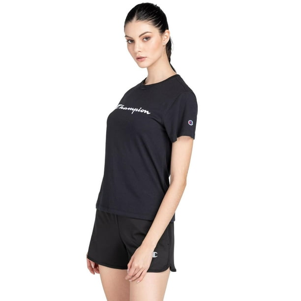 Playera Champion Classics Tee para Mujer. EPNSS23P13W19 negro S