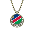 thumbnail image 1 of Namibia bandera nacional África país Colgante Estrella Collar Luna Cadena Joyas Unbranded M, 1 of 3