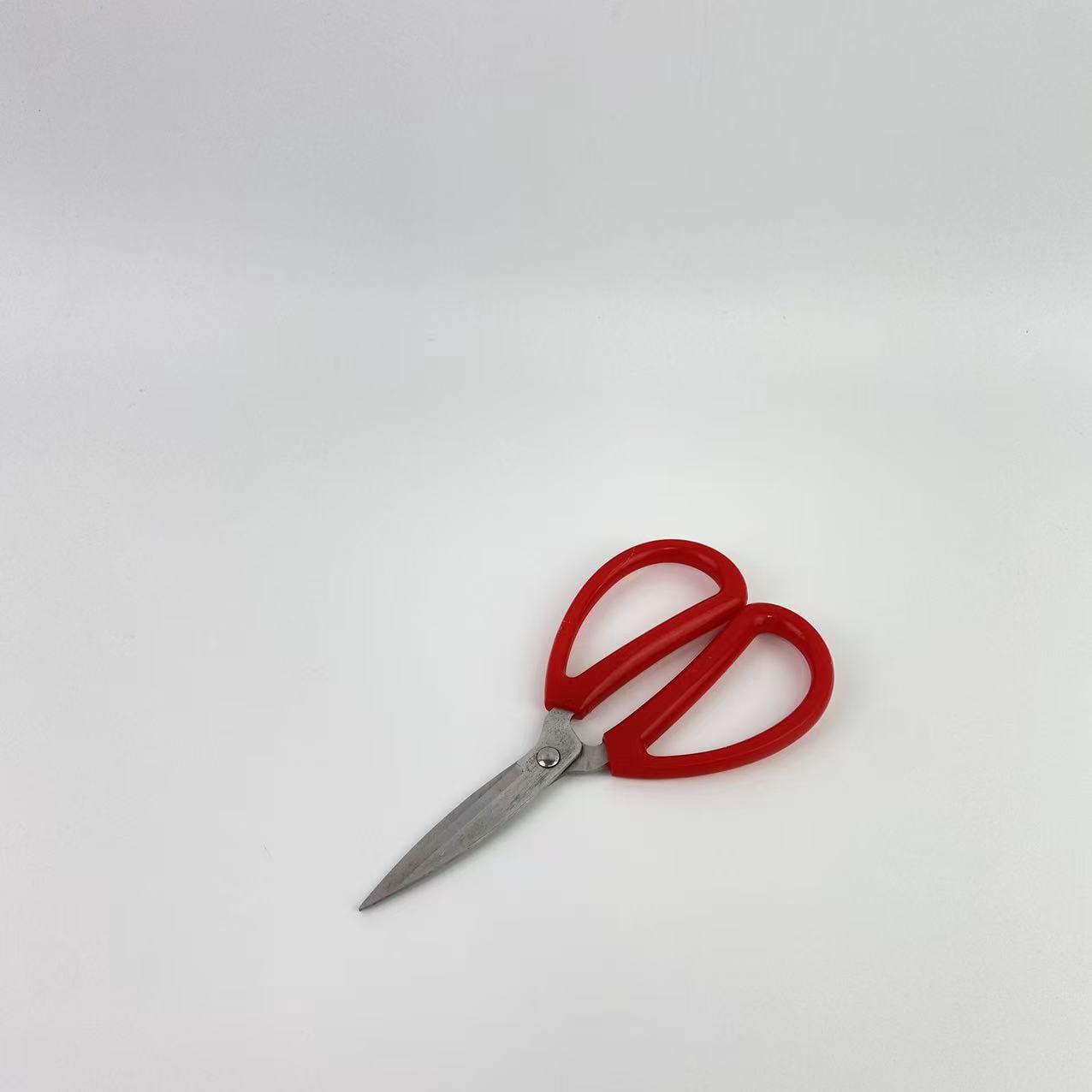 omch Scissors,Multi-Purpose Perfect for Cutting Stainless Steel Sharp Scissors with Red Handle for Home Use Arts Crafts