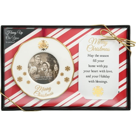 Merry Christmas - 4" Photo Frame Ornament
