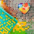 thumbnail image 3 of Rhinestone pintura amor corazón forma plástico brillo magnético pintura localizador FLhrweasw  Nuevo, 3 of 6