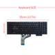 thumbnail image 4 of Tholdsy Retroiluminación Teclado incorporado Accesorio para computadora portátil Reemplazo de piezas Juegos de teclado y mouse para computadora, 4 of 6