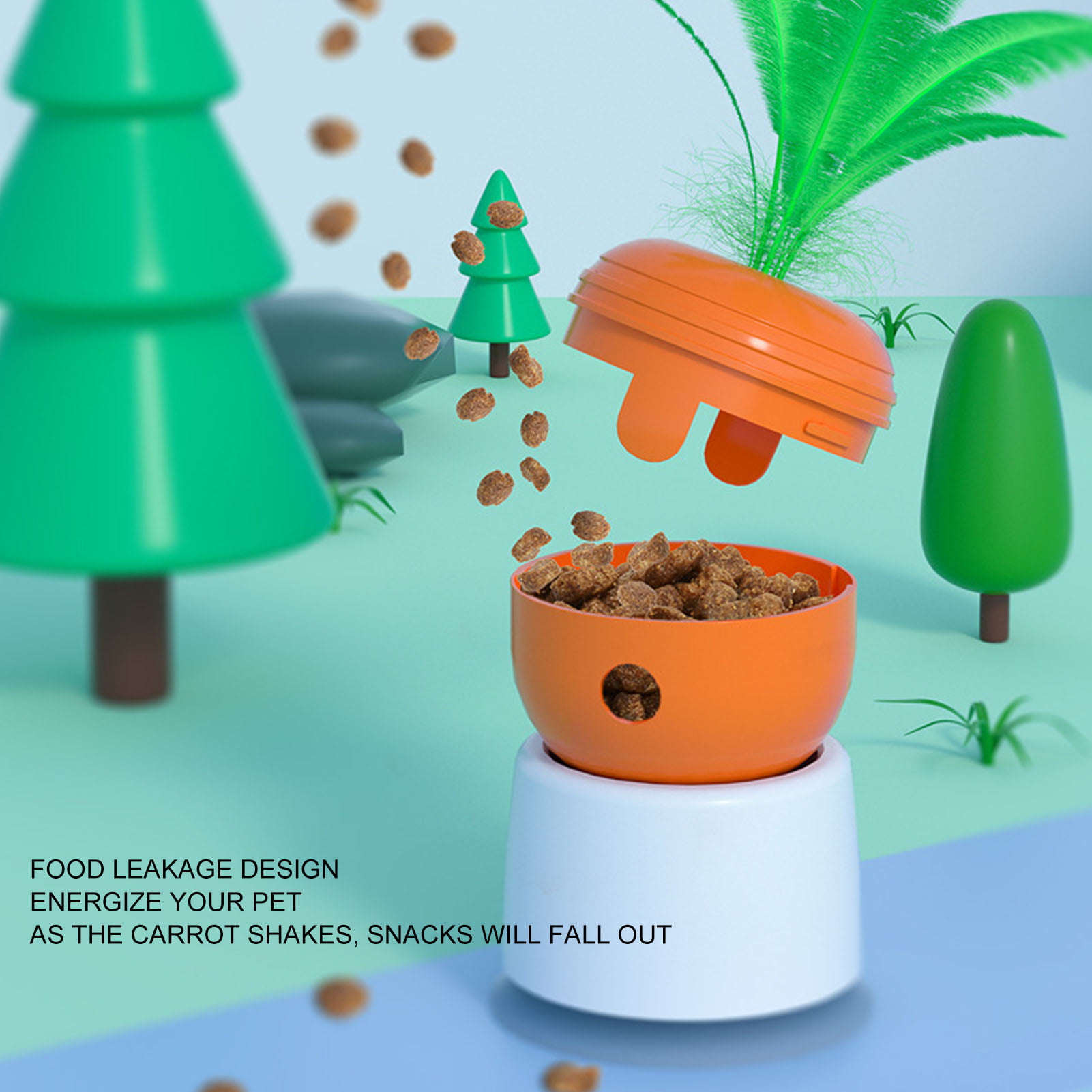 OrtoCat Self Serve Circular Cat Feeder Food/Treats Puzzle Game Toy ~ New