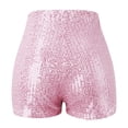 thumbnail image 6 of Afdoent Womens Shorts Women Sequin Micro Shorts Low Rise Glitter Shorts Mini Rave Outfits Booty Bottoms Trendy Comfortable Women's Shorts, 6 of 7