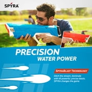 Open Box SPYRA Manual Water Blaster, Outdoor Squirt Gun for Pool, SpyraLX, Blue
