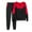 Red, variant on ibuvkizy Two Piece Sets for Women Summer Casual Outfit Sets,Women Jogger Outfit Plus Size,Women Solid Color Hooded Sweatshirt and pant Tracksuit Sport Suit