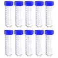 thumbnail image 1 of 50pcs 50ml Tubes à Centrifuger avec Vis Tubes à Essai d'Expérience Scientifique, 1 of 7