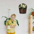 thumbnail image 7 of GETAJGHSD 2Pcs Wooden Flower Pot for Indoor and Outdoor in 9.3X8.1X5.5in, 7 of 7