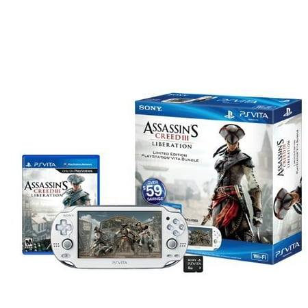 Refurbished Assassin's Creed III Liberation PlayStation Vita Wi-Fi Bundle Ps