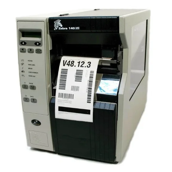 Restored Zebra 140XiIII Industrial Thermal Label Printer 4.04 Print Width, 203 DPI, 12 ips, Rugged Steel Frame, 140-101-00200 (Refurbished)