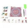 thumbnail image 1 of Kit de pintura de piedra de cristal DIY 5D de flores coloridas para bordado de pared del hogar, 1 of 10
