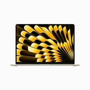 MacBook Air 15.3" with Liquid Retina Display, M2 Chip with 8-Core CPU and 10-Core GPU, 16GB Memory, 512GB SSD, 35W Dual USB-C Power Adapter, Starlight, Mid 2023