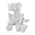 thumbnail image 2 of Juego de 3 soportes para bustos de joyería, exhibidores, vista lateral, profesionales y versátiles para Blanco, 2 of 9