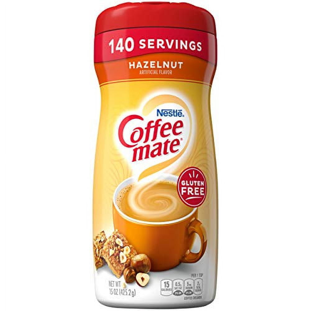 Coffee Mate Hazelnut Powdered Coffee Creamer, 15 oz, 2 Pack
