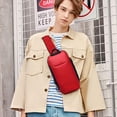 thumbnail image 3 of 1 Uds. Mochila antirrobo para hombre, bolso de hombro informal, resistente al agua, color rojo, 3 of 8