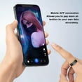 thumbnail image 3 of Fitness Smart Ring Support Page Turning Pictures Taking Multifunctional Screen 50m Waterproofing Fitness Activity Ring for Climbing Cycling Running, 3 of 7