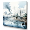 thumbnail image 2 of Designart "Mosque of Islam Prophet’s I" Spiritual Wall Art - Global Grey Islam Hallway Wall Art Decor, 2 of 6