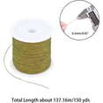 thumbnail image 6 of 150 Yards 0.5mm Nylon Cord Nylon Beading String Nylon Knotting Cord for Necklace Bracelet Beading Bracelet Making-Olive, 6 of 9