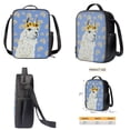 thumbnail image 4 of XYZCANDO Cute Alpaca Sunflower Print School Backpack Set 17 Inch Book Bag for Boys Girls Large Capacity Primary School Bookbag 3 Piece Travel Backpacks Lunch Bag Pencil Case, 4 of 6