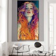 thumbnail image 3 of 5D DIY Taladro Parcial AB Diamante Pintura Cabeza Arte 45x80cm Rojo, 3 of 9