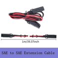 thumbnail image 5 of Motorbike 2 Pin 100cm SAE DIY Cable for DC Power Automotive Plug Extension Cord, 5 of 5