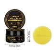 thumbnail image 3 of COM1950s Leather Cleaner and Conditioner Cream for Car Seats, Shoes, Bags, Sofa, Restores Softness and Shine, Includes Applicator Sponge, 3 of 7