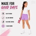 thumbnail image 5 of RBX Girls Athletic Shorts - Active Performance Mesh Jersey Gym Shorts Activewear for Outdoor Play, 5 of 7