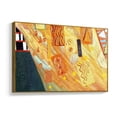 thumbnail image 2 of wall26 Floating Framed Canvas Wall Art for Living Room, Bedroom Golden Abstract Oil Painting Canvas Prints for Home Decoration Ready to Hang - 16x24 inches, 2 of 4