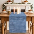 thumbnail image 2 of Table Runner 48 Inches Long for Kitchen Dining, Blue Pattern Dresser Scarf Farmhouse, Dining Table Decorations for Wedding/Parties, Vintage Abstract Minimalist Art 13 x 48 In, 2 of 8