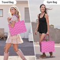 thumbnail image 6 of Large Capacity Tote Bag,Pink Breast Cancer Handbag Fashion Luxury Tote Bag,15.7"x13"x 5.1" Inches,Laptop Compatible, 6 of 6