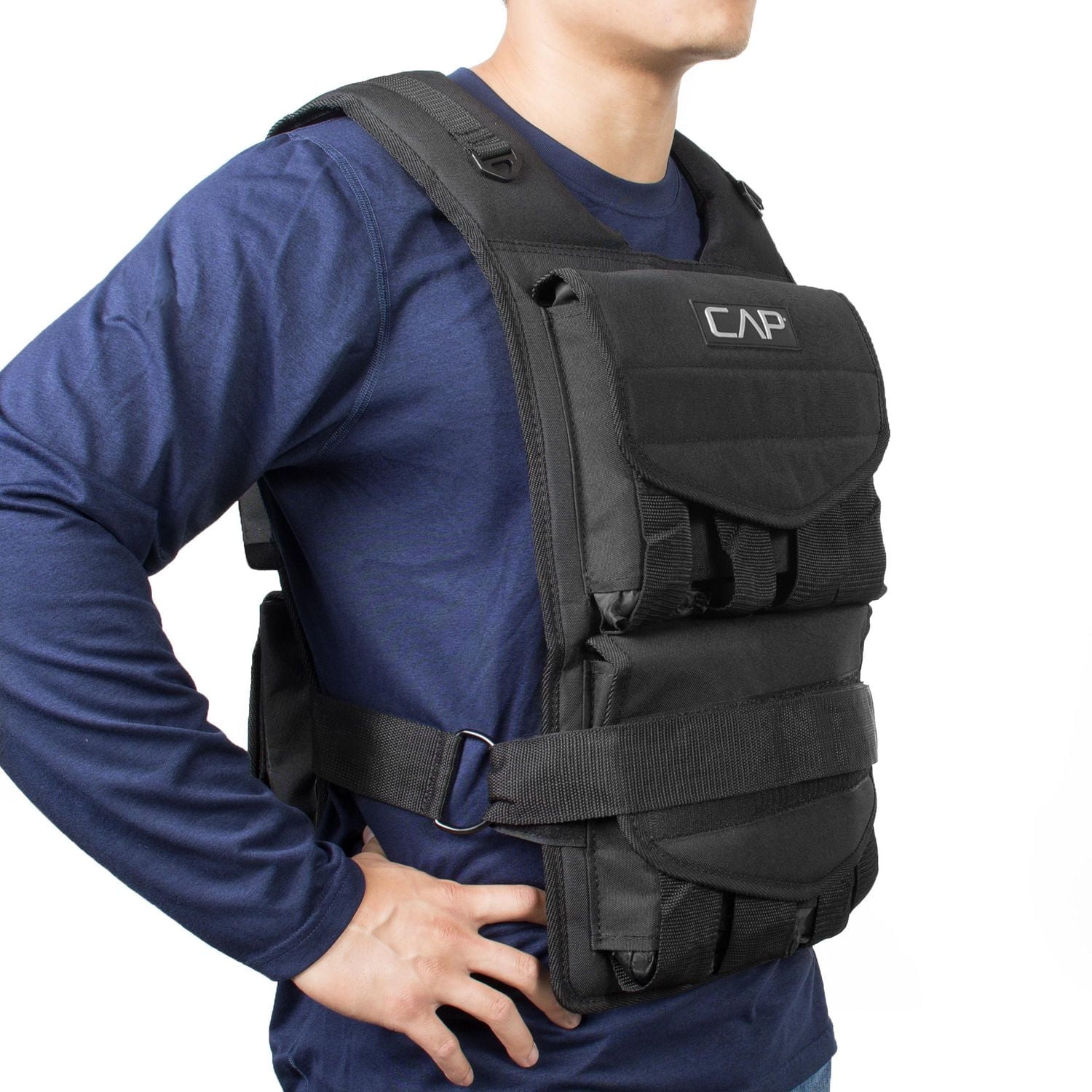 CAP Barbell Adjustable Weighted Vest, 40lb