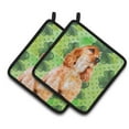 thumbnail image 1 of Carolines Treasures BB9880PTHD Cocker Spaniel St.Patricks Paire de Porte-Pot, 1 of 3