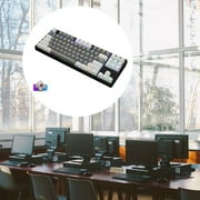 Mini Keyboard Wired Bluetooth-compatible Wireless Dual Mode 87 for Key RGB Mechanical Keyboard Kailh BOX Switch For Tabl