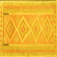 thumbnail image 1 of Ahgly Company Machine Washable Indoor Square Oriental Yellow Traditional Area Rugs, 8' Square, 1 of 4