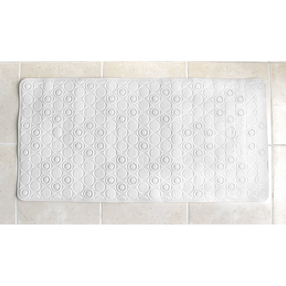 Splash Home Soft Circle Bathtub Mats NonSlip Mildew Resistant Extra
